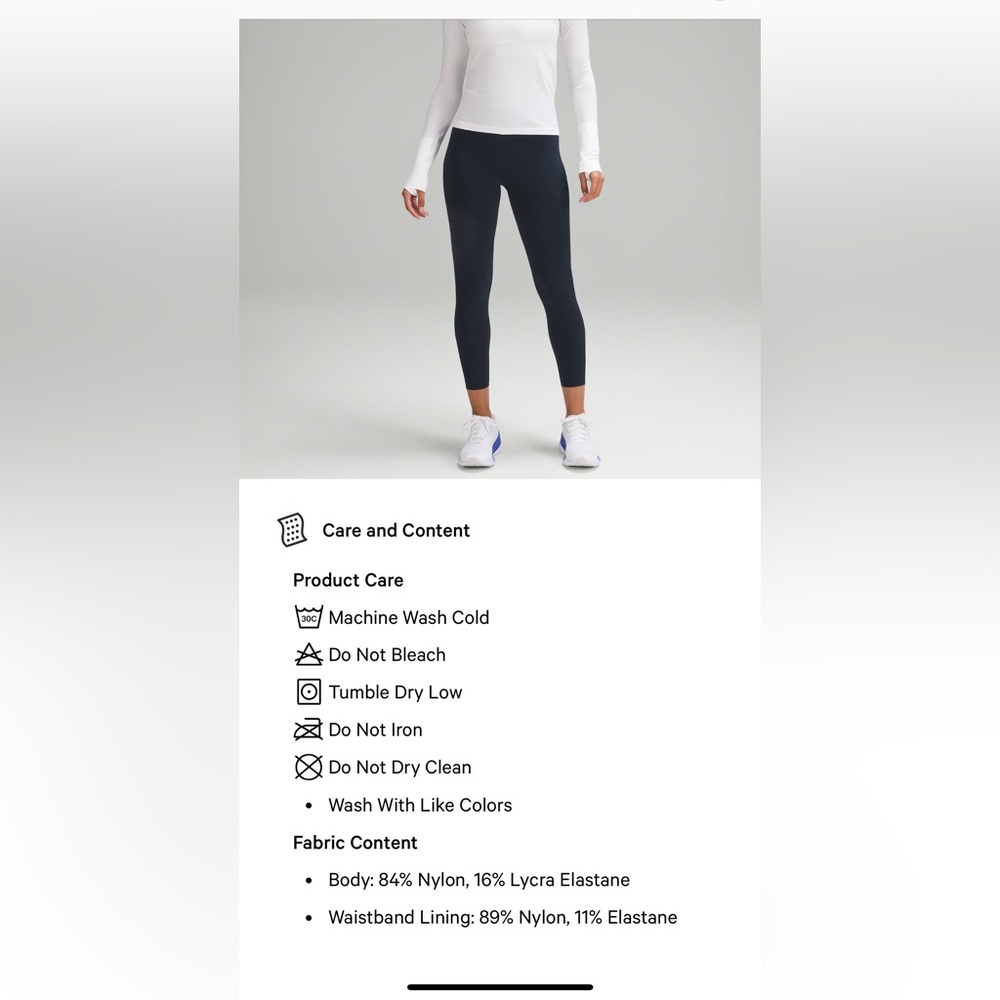 Lululemon Base Pace High-Rise Running Tight - Picture 11 of 11